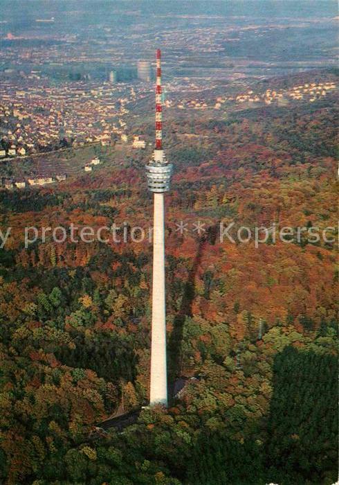 STUTTGART  CITY Fliegeraufnahme Fernsehturm