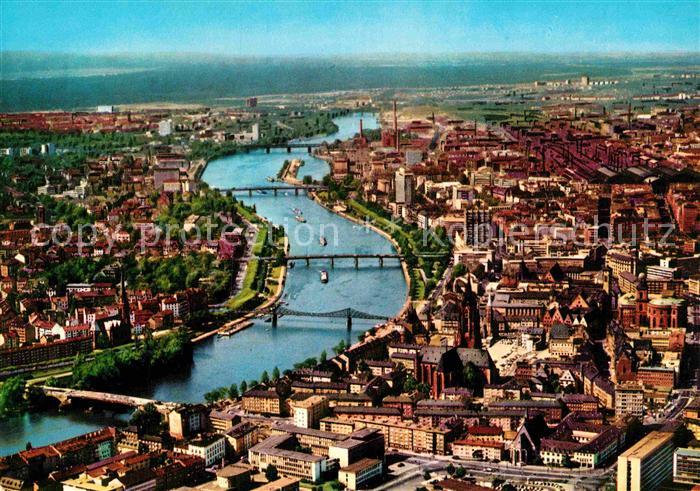 Frankfurt Main Fliegeraufnahme