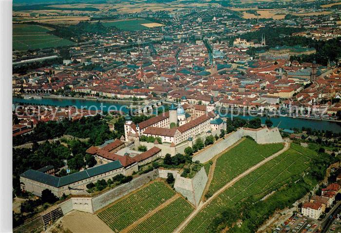 WueRZBURG Bayern Fliegeraufnahme mit Residenz