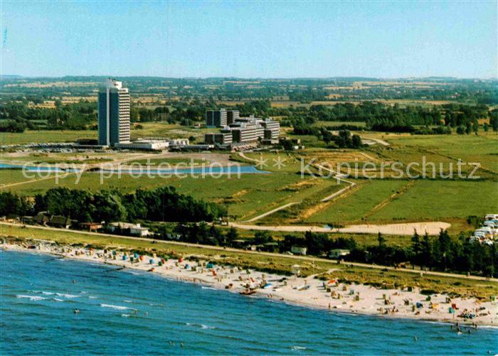 Schoenberger Strand Fliegeraufnahme Ferienzentrum Holm