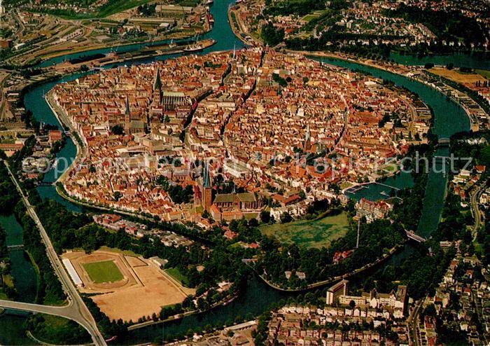 Luebeck Fliegeraufnahme
