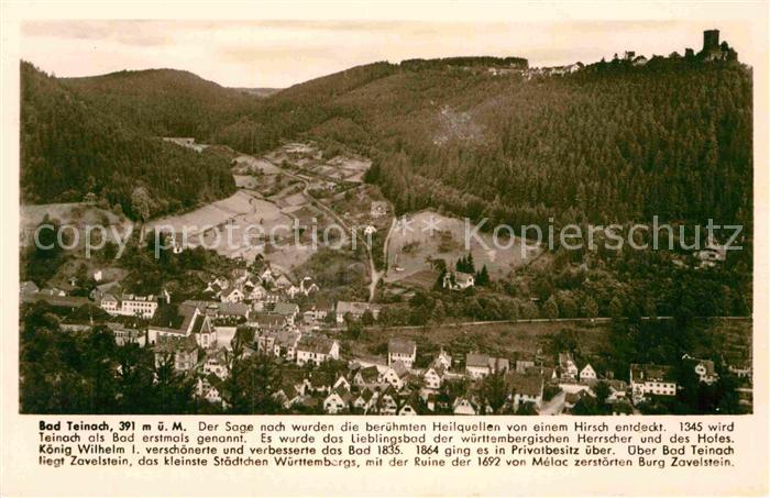 Bad Teinach-Zavelstein Panorama Geschichte