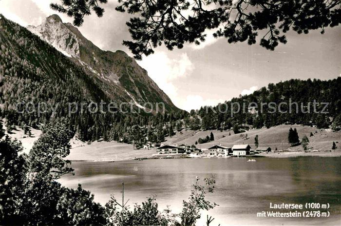 Lautersee Mittenwald mit Wetterstein