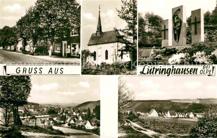 Luetringhausen Teilansichten Kirche Grabsteine