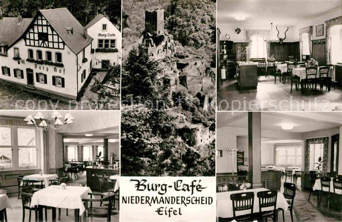 Niedermanderscheid Eifel Burg Cafe