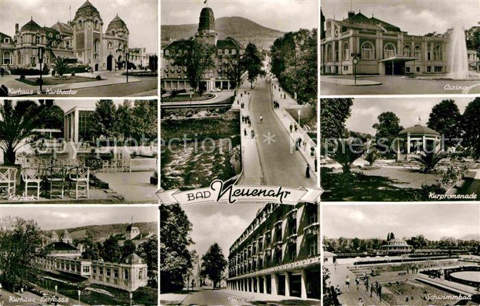 Bad Neuenahr-Ahrweiler Kurhaus Theater Kurpark Kurhotel Casino Kurpromenade Schw