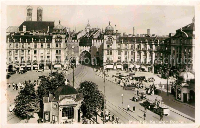 Muenchen Bayern Karlstor Rondell