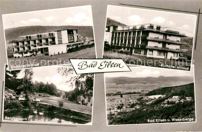 Bad Eilsen Kurhotel Hiltrud Bergkurpark Panorama Weserberge