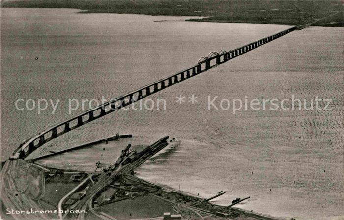Falster Storstromsbroen Bruecke Fliegeraufnahme