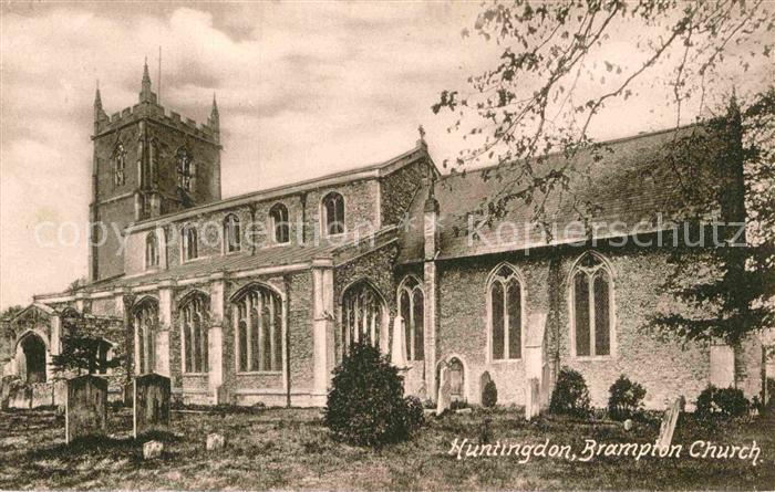 Huntingdon Huntingdonshire Brampton Church Friths Series