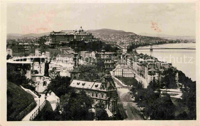 Budapest Latkep a kiralyi varral Koengliche Burg