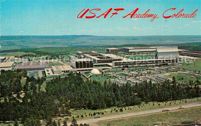 El Paso County USAF Academy United States Air Force Academy aerial view