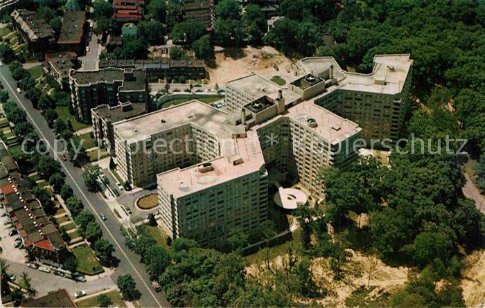 Washington DC The Woodner Hotel Rock Creek Park aerial view