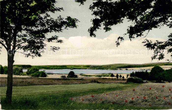 Heisterberg Dillkreis Landschaftspanorama Westerwald See