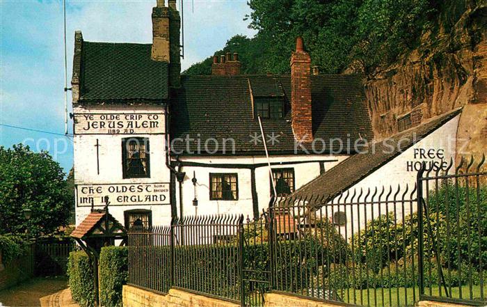 Nottingham UK The Olde Trip to Jerusalem oldest Inn in England