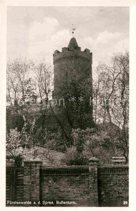 Fuerstenwalde Spree Bullenturm Stadtmauer NZ3