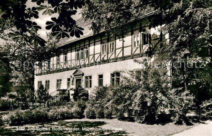 Bodenwerder Muenchhausen Haus Jod Solbad