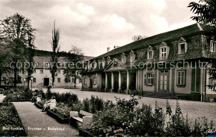 Bad Bocklet Brunnen und Badehaus