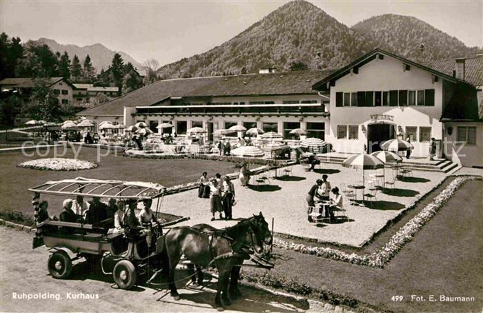 Ruhpolding Kurhaus Pferdewagen