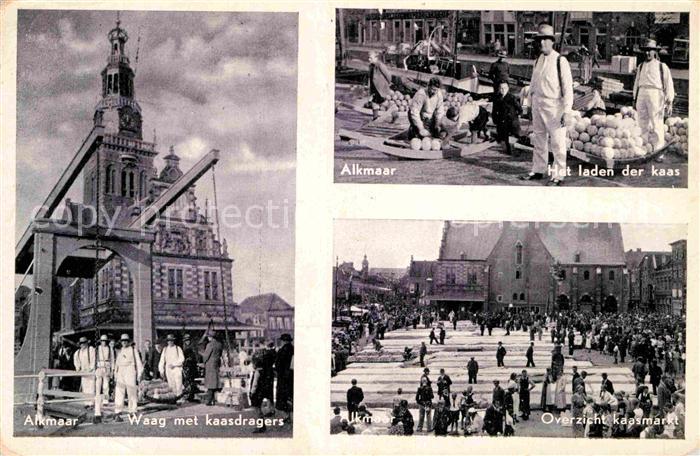 Alkmaar Waag met kaasdragers Kaasmarkt