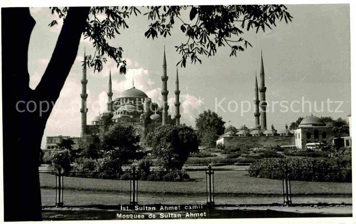 Istanbul Constantinopel Sultan Ahmet camii Moschee