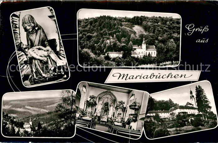 Mariabuchen Wallfahrtskirche Gnadenbild Marienfigur