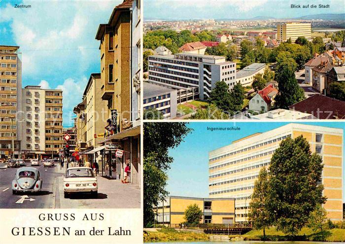 Giessen Lahn Zentrum Blick auf die Stadt Ingenieurschule