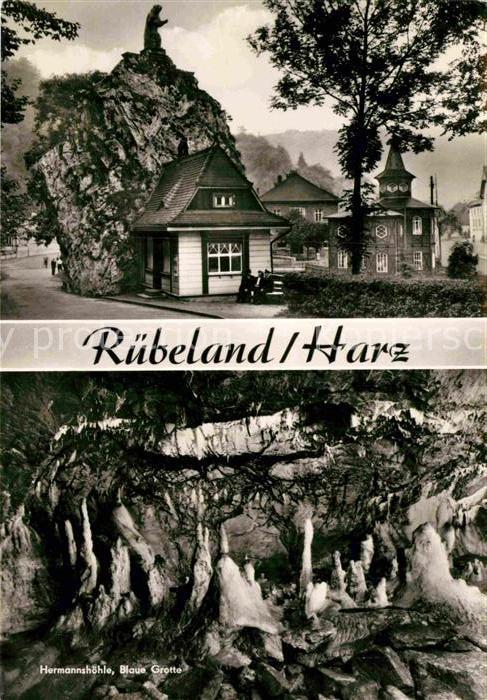 Ruebeland Harz Hermannshoehle Blaue Grotte
