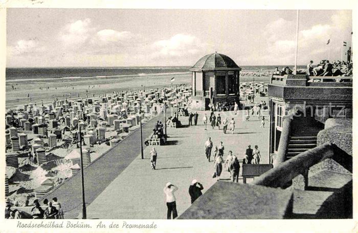 BORKUM Nordseebad Niedersachsen Promenade