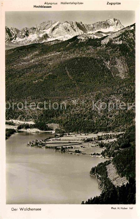 Walchensee Fliegeraufnahme