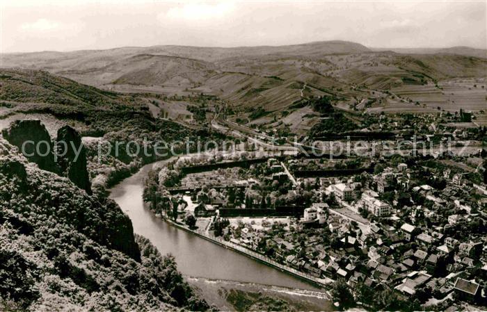 Bad Muenster Stein Ebernburg Fliegeraufnahme Rheingrafenstein