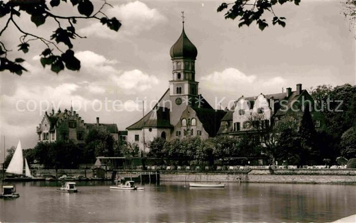 Wasserburg Bodensee Kirchlein Hotel Krone