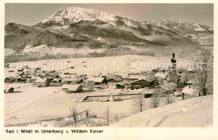 Reit Winkl Wildem Kaiser Winter