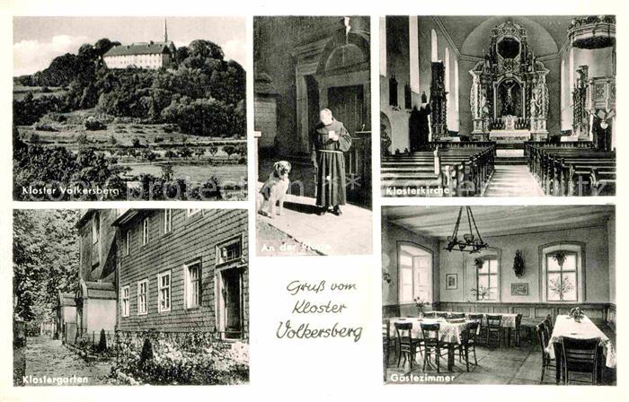 Volkersberg Kloster Klosterkirche Klostergarten Gaestezimmer
