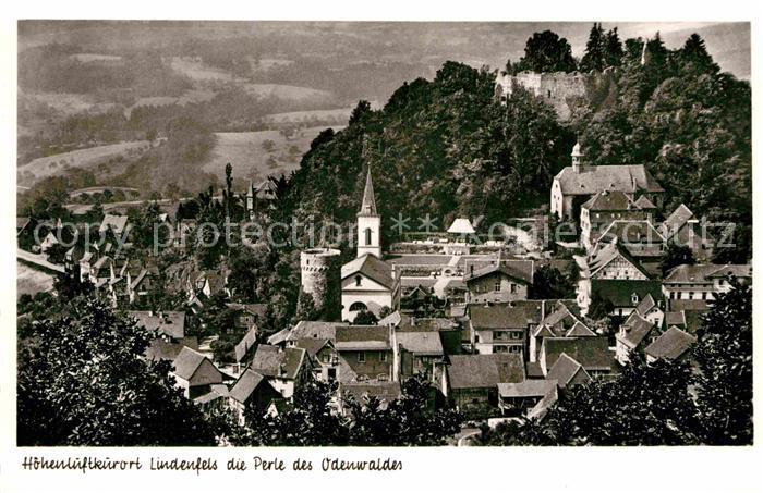 Lindenfels Odenwald Ruine Panorama