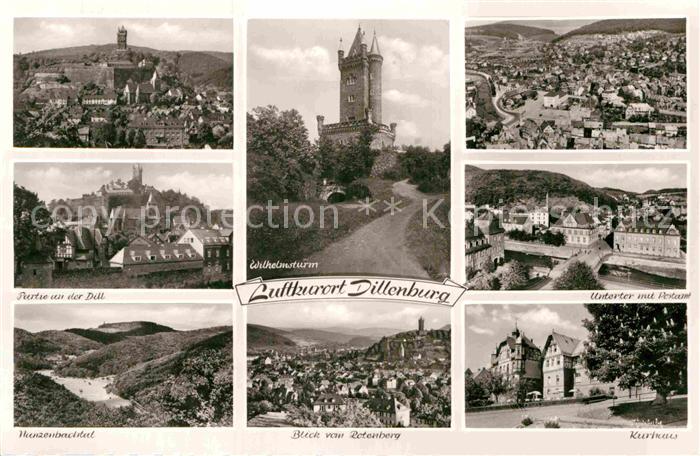 Dillenburg Dill Rotenberg Kurhaus Nanzenbachtal Untertor Postamt
