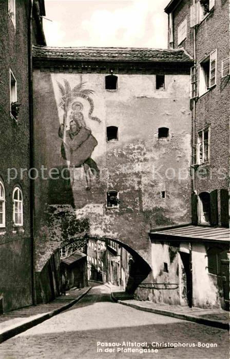 PAssAU Bayern Christopharus Bogen Pfaffengasse