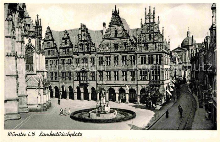 Muenster Westfalen Lambertikirchplatz