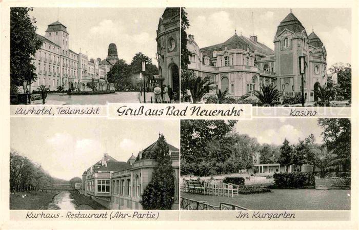 Bad Neuenahr-Ahrweiler Kurhotel Kasino Kurhaus Restaurant Kurgarten