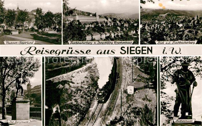 Siegen Westfalen Huettenmann Bergmann Dampflok