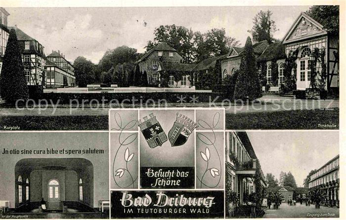 Driburg Bad Trinkhalle Kurplatz Hauptquelle