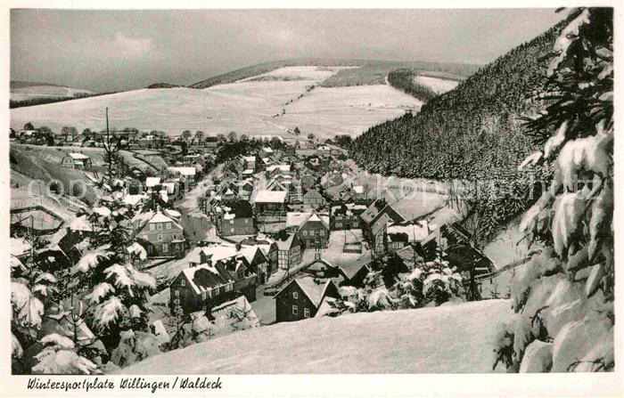 Willingen Sauerland Panorama Winter