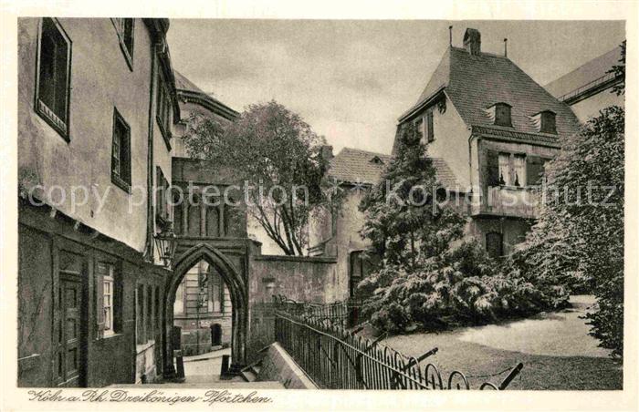 Koeln Rhein Dreikoenigen Pfoertchen