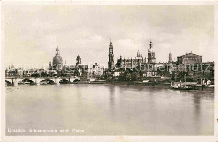 DRESDEN Elbe Elbpanorama