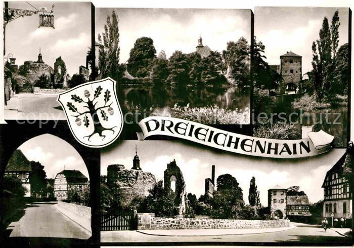 Dreieichenhain Ruinen Stadtansicht Stadttor