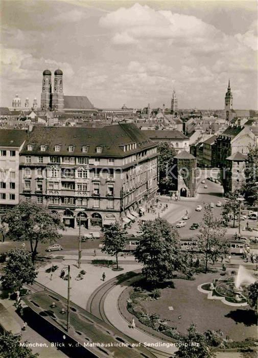 Muenchen Bayern Matthaeuskirche Sendlingertorplatz