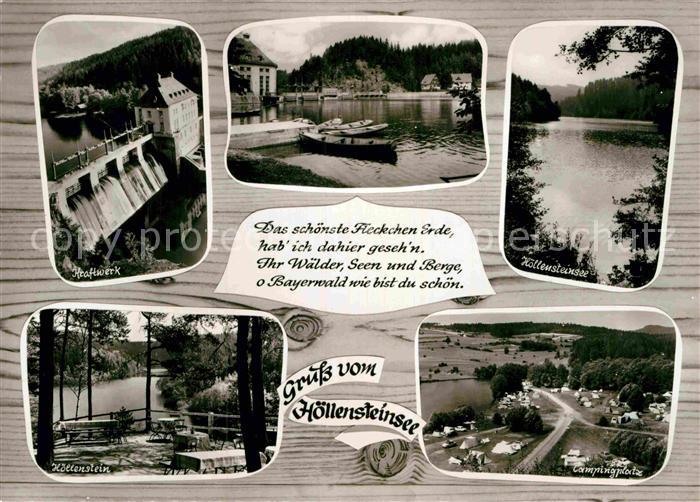 Hoellensteinsee Kraftwerk Campingplatz Hoellenstein