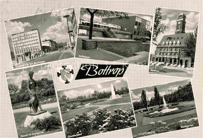 Bottrop Rathaus Stadtgarten Hallenbad