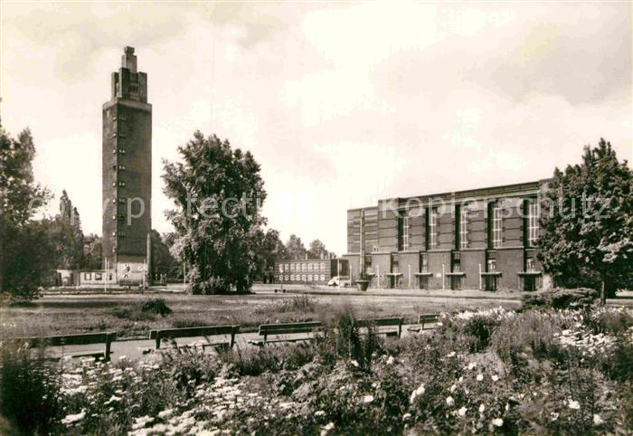 MAGDEBURG CITY Kulturpark Stadthalle Aussichtsturm