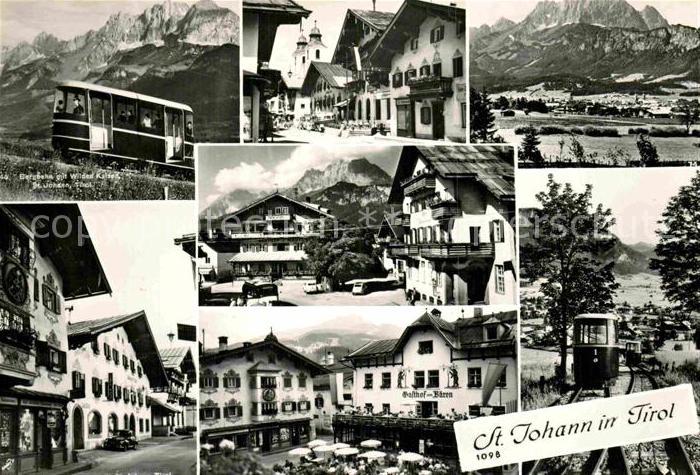 Johann Tirol St Wilden Kaiser Gasthaus Baeren Bergbahn